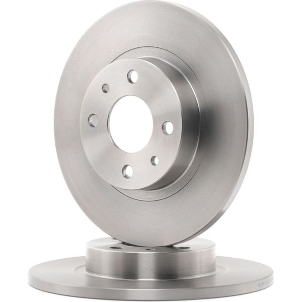 2X Disco Freno Delphi BG2411 Per Fiat 500 (312) Punto (188) 500 C (312) 40 5Mm-image