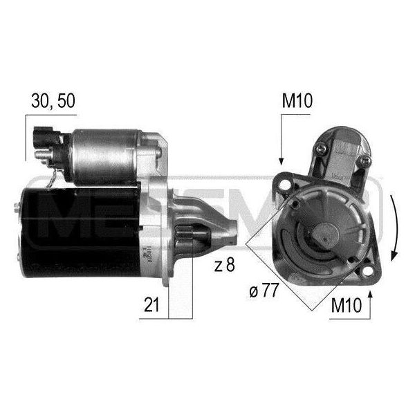 Era Starter T A 220537A Per Hyundai Ix35 (Lm El Elh) Per Kia Sportage (Sl)-image