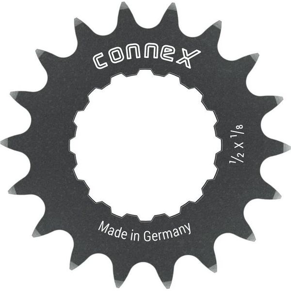 Pignone Connex Per E-Bike 18 Denti Rinforzato, Adatto Per Catene 1/2X1/8, Ideale Per Motori Bosch Active/Performance, Durevole, Trasmissione Ottimale Della Potenza-image
