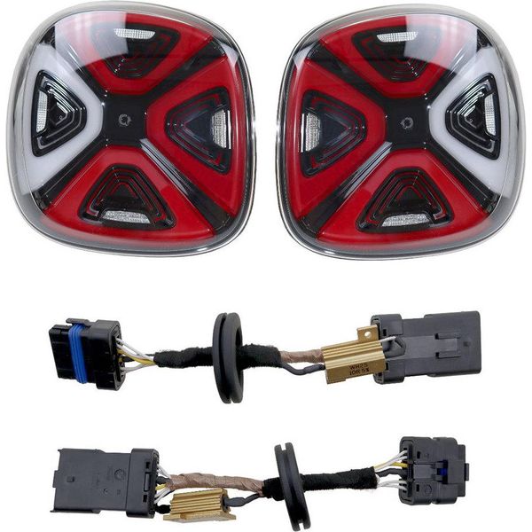 Set Originale Kufatec Luci Posteriori A Led Facelift + Cavo Adattatore Per Smart 453-image