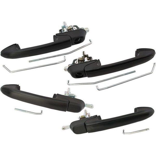 4X Maniglia Porta Esterna Sinistra Destra Anteriore Per Fiat Brava Bravo Marea 1995-2001-image