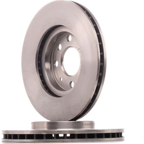 2X Disco Freno Delphi BG3569 Per Opel Corsa C Hatchback (X01) Meriva A (X03)-image