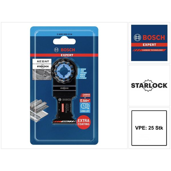 Bosch 2608900017 Expert Metalmax Aiz 32 Ait Lama Per Taglio A Tuffo-image