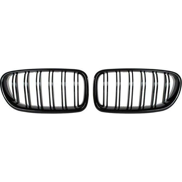Griglia Radiatore Doppelsteg Nero Lucido Per Bmw Serie 5 F10 F11 Berlina / Touring-image