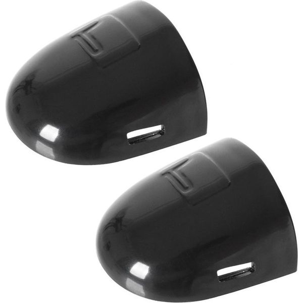 2X Coperchio Maniglia Porta Nero L=R Per Renault Megane Scenic Espace Laguna-image