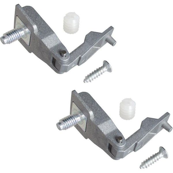 2X Kit Di Riparazione Maniglia Porta Cerniera Esterna Sinistra Destra Per Alfa Romeo 147 / Gt-image
