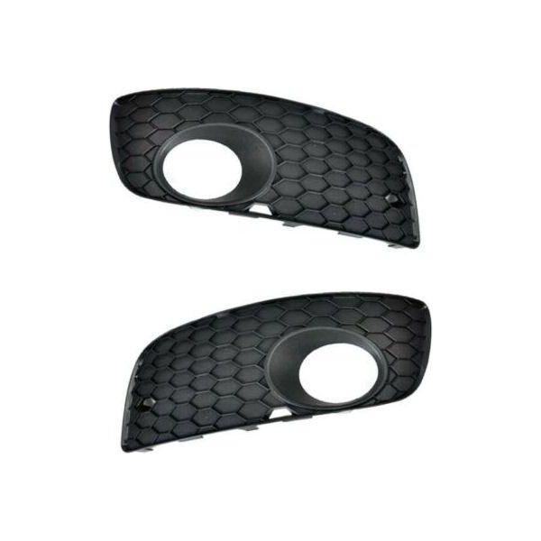 Griglia Paraurti A Nido D'ape Nera Sinistra + Destra Per Vw Golf 5 V Gti Dal 2004-2008-image