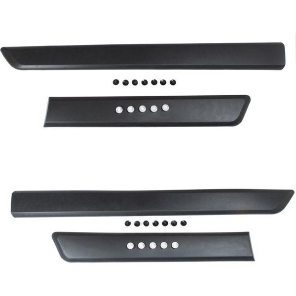 4X Modanature Porta Modanature Laterali Sinistra Destra Per Peugeot Bipper Fiat Fiorino Nemo-image