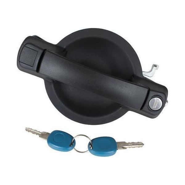 Serratura Maniglia Porta (Esterna) Anteriore Sinistra + 2X Chiave Per Fiat Doblo-image