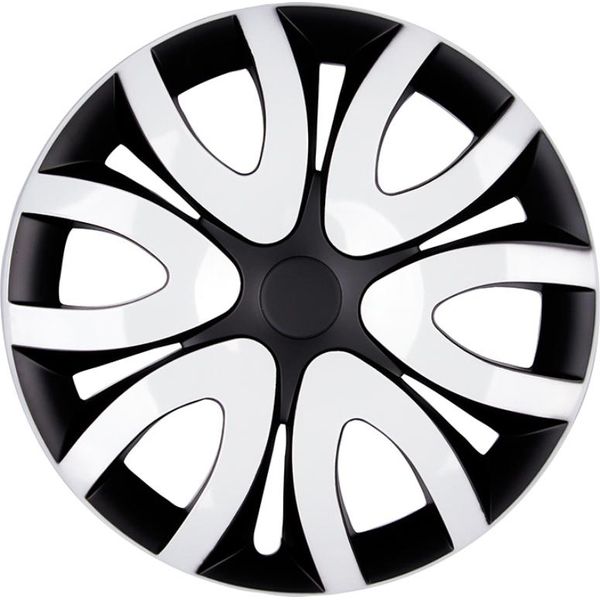 4X Coprimozzi Premium Modello: Mika Bianco Nero-image