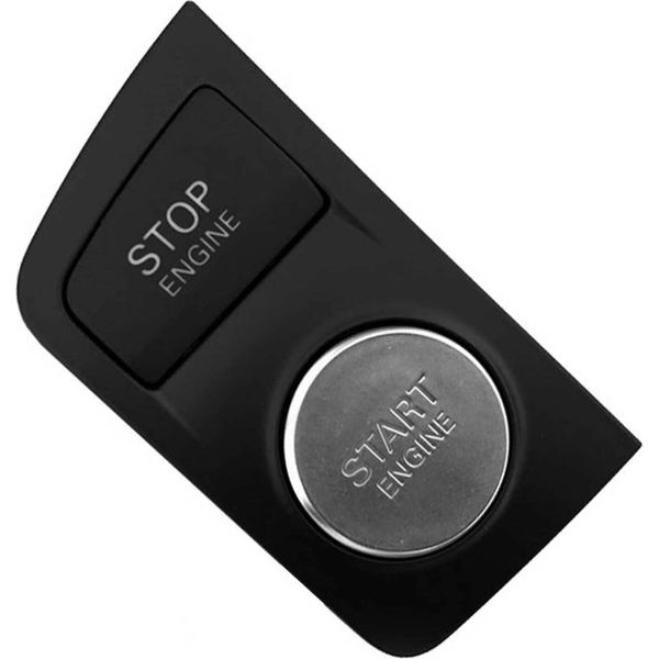 Pulsante Start Stop Originale In Alluminio Cromato Per Audi A6 / S6 4F C6 05-11-image