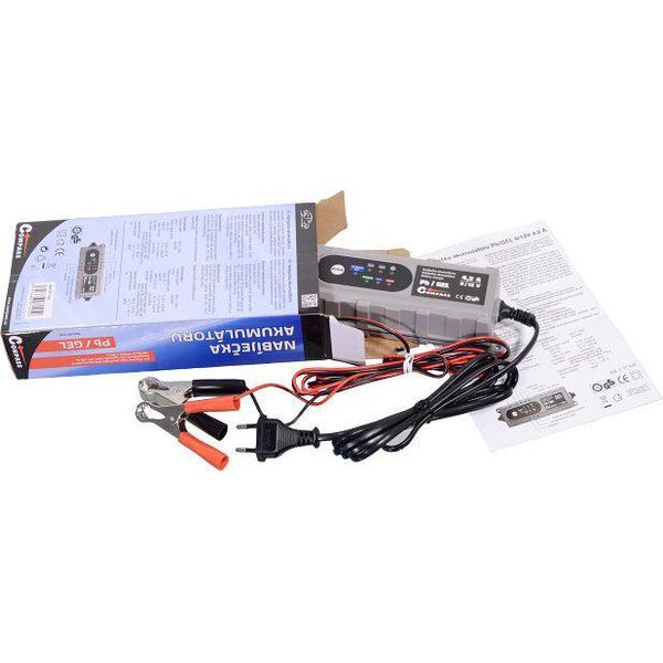 Compass 07145 - Caricabatterie A Microprocessore 4Amp 12V Pb/Gel/Agm/Lifepo4-image