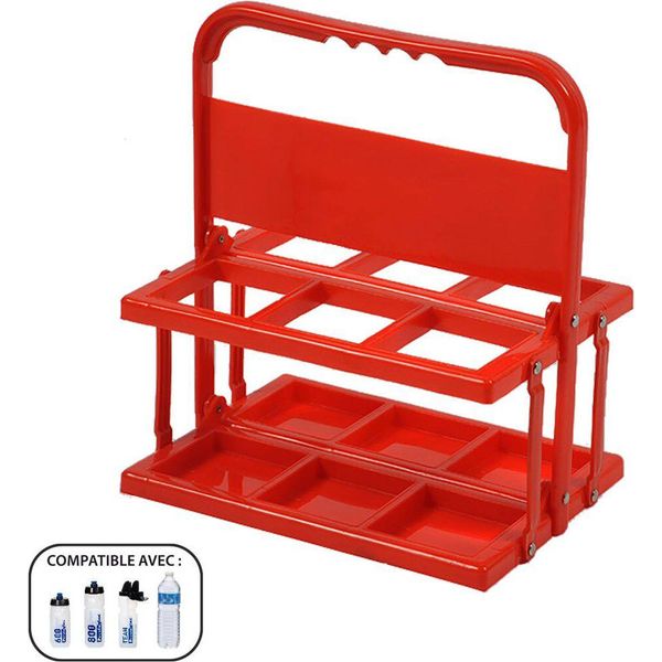 Sporti France Portabottiglie In Pvc Rosso Rosso Taglia Unica-image