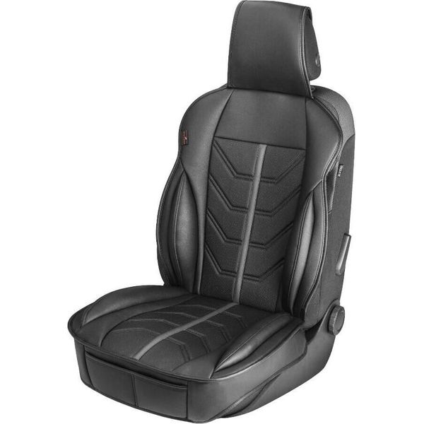 Walser Coprisedile Auto Kimi, Protezione Sedile Auto Nero/Grigio, Coprisedile Auto, Coprisedile Auto Sedili Anteriori, Cuscino Auto, Protezione Sedile Auto, Coprisedile Auto Sedili Anteriori Auto/Camion-image