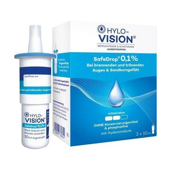 Hylo-Vision Safedrop 0,1% Soluzione In Fiala, 20 Ml Soluzione-image