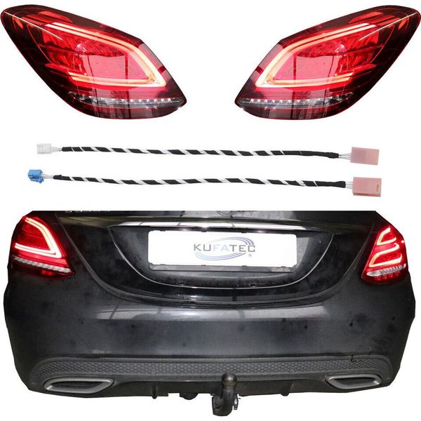 Set Completo Di Luci Posteriori A Led Facelift Mopf Originali Kufatec + Cavo Adattatore-image