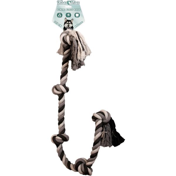 Filo Interdentale Boss Corda Di Cotone Dentale Con 5 Nodi - 145 Cm-image