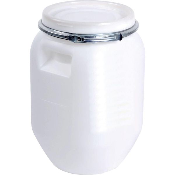 Eda 010558 Na Fusto Di Stoccaggio Eda, 25 Litri, Plastica, Bianco-image