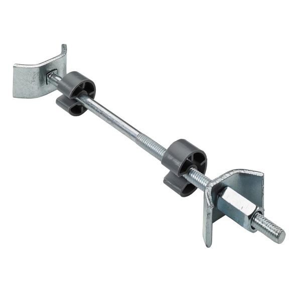 Set Di 2 Connettori Per Piano Lavoro Hettich In Acciaio Cromato, L.150 Mm-image
