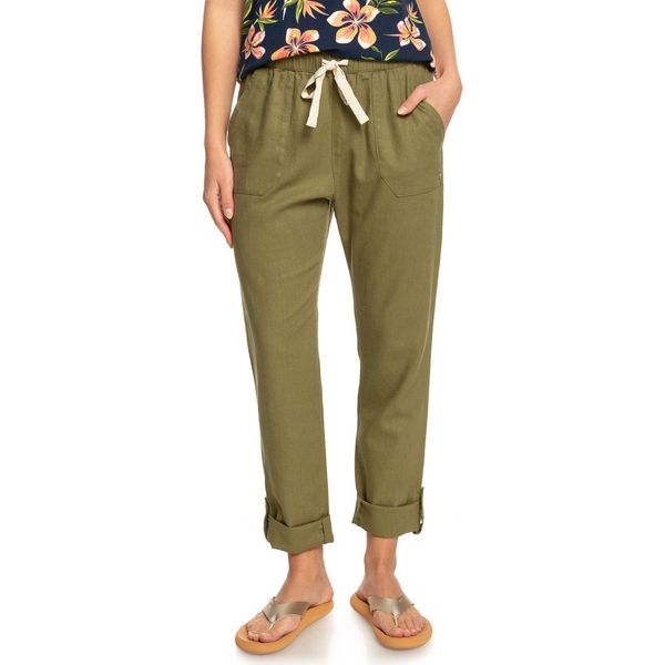 Pantaloni Da Donna Roxy On The Seashore, Taglia:S, Colore:Gng0-Verde Lodo-image