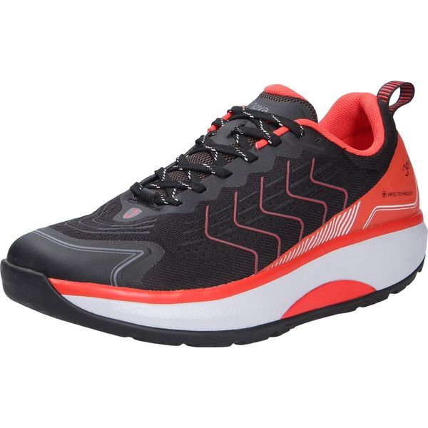 Scarpe Stringate Joya Da Uomo Id Zack Iii Nero Arancio, Nero, Numero 43-image