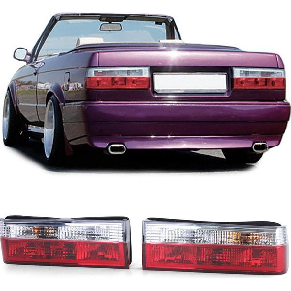 Fanali Posteriori Rosso Chiaro Per Bmw Serie 3 E30 Pre-Facelift Berlina Cabrio Coupé-image