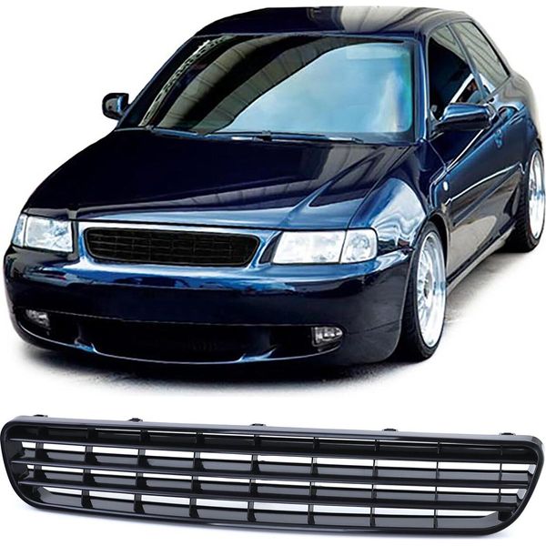 Griglia Radiatore Griglia Sportiva Nera Per Audi A3 8L Dal 1996 Al 2000-image