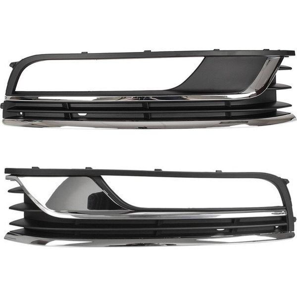 Coperchio Griglia Paraurti Con Inserto Cromato Sinistra + Destra Per Vw Passat B7-image