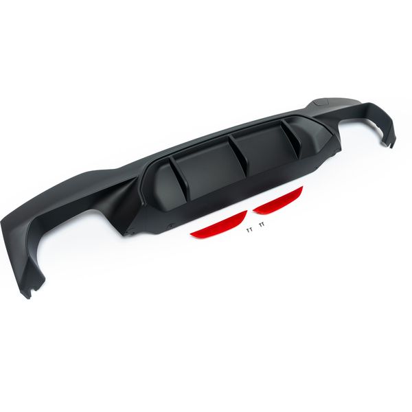 Diffusore Posteriore Diffusore Paraurti Posteriore Sport Look Per Bmw Serie 5 G30 G31 Dal 2017--image