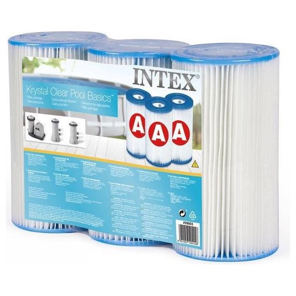 Set Di 3 Cartucce Filtro Piscina Intex-image
