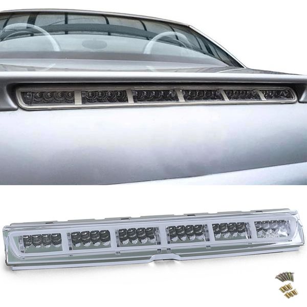 Luce Di Stop A Led In Vetro Trasparente Cromato Per Mercedes Slk R170 / Clk C208 A208-image