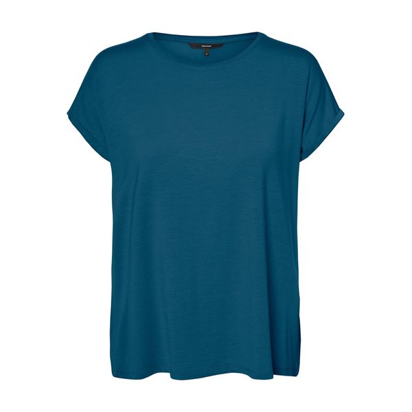 T-Shirt Vero Moda Camicia A Maniche Corte Con Scollo Rotondo, Spalle Scese E Maniche Risvoltate-image
