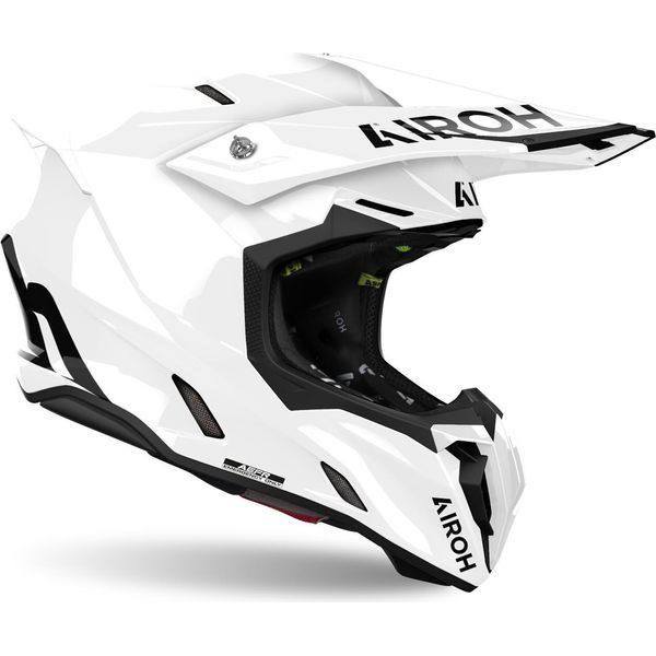 Casco Da Motocross Airoh Twist 3 Bianco Lucido Taglia Xl-image