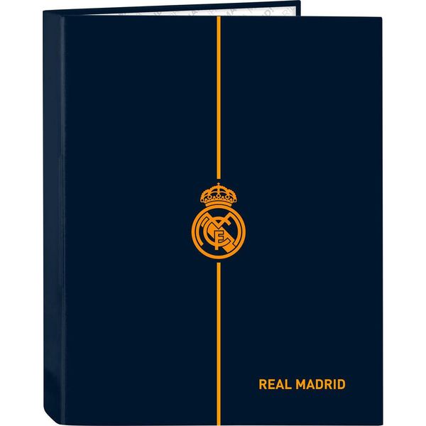 Raccoglitore Ad Anelli Real Madrid C.F. 2Nd Kit 24/25 Blu Navy A4 26,5 X 33 X 4 Cm-image