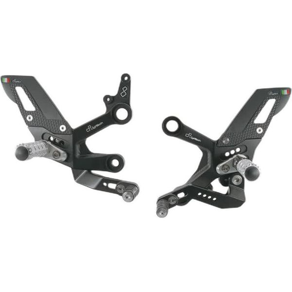 Pedane Regolabili Con Poggiapiedi Snodati Lightech Per Ktm Duke790 E Duke890R-image