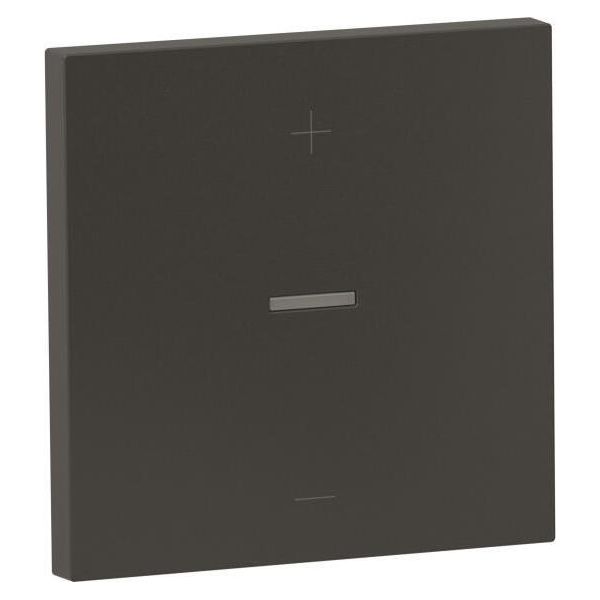 Bilanciere Legrand Seano Per Dimmer A Pulsante In Versione A 3 Fili Con Finestra Di Illuminazione Per Led Di Stato, Antracite, 765449-image