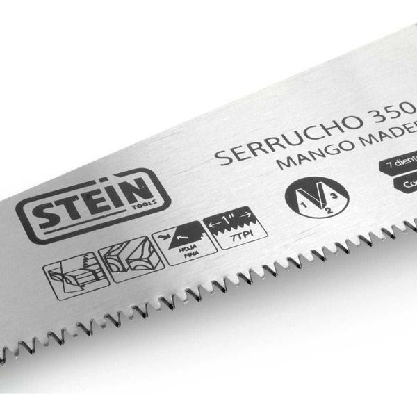 Sega Per Pietra Con Manico In Legno 400 Mm Argento Argento Taglia Unica-image