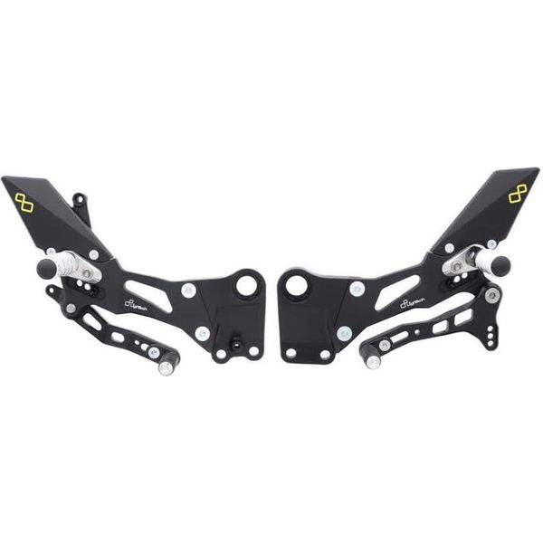 Pedane Regolabili Con Poggiapiede Fisso Lightech Per Ktm Rc125-image