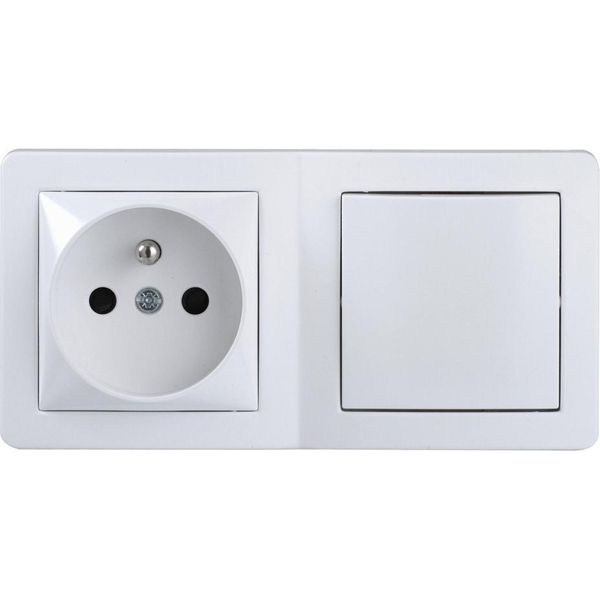 Set Di Interruttori E Prese Da Superficie AlréA, Schneider Electric, Bianco-image