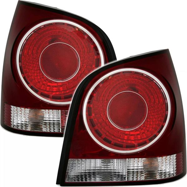 Fanali Posteriori Rossi Sinistri + Destri Per Vw Polo 9N 2001-2009-image