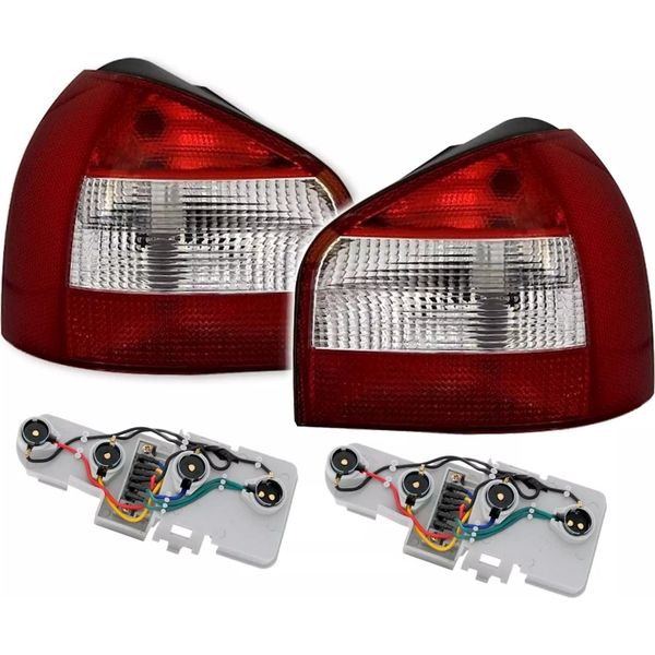 Fanali Posteriori Sinistri + Destri Per Audi A3 8L 1996-2003 Ottica Facelift-image