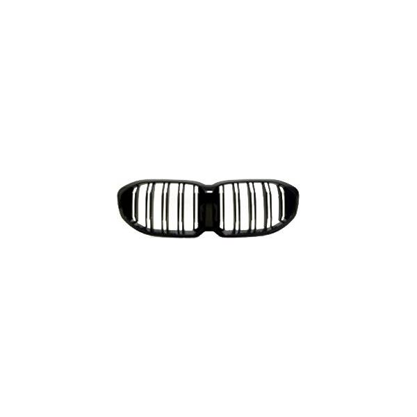 Griglia Del Radiatore Griglia Sportiva Double Rip Nero Lucido Per Bmw Serie 1 F40 Dal 2019--image