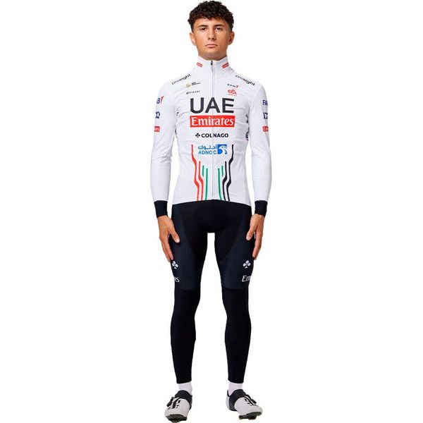 Pissei Uae Team Emirates-Xrg 2025 Magistrale Maglia Ciclismo Ufficiale Manica Corta Bianco M Uomo Bianco M-image