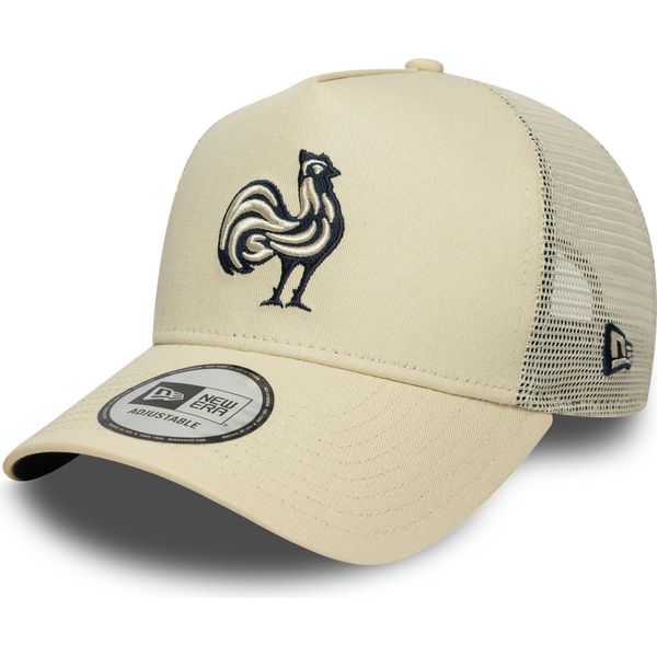 Cappello Trucker New Era A-Frame Mesh - Federazione Francese Di Rugby-image