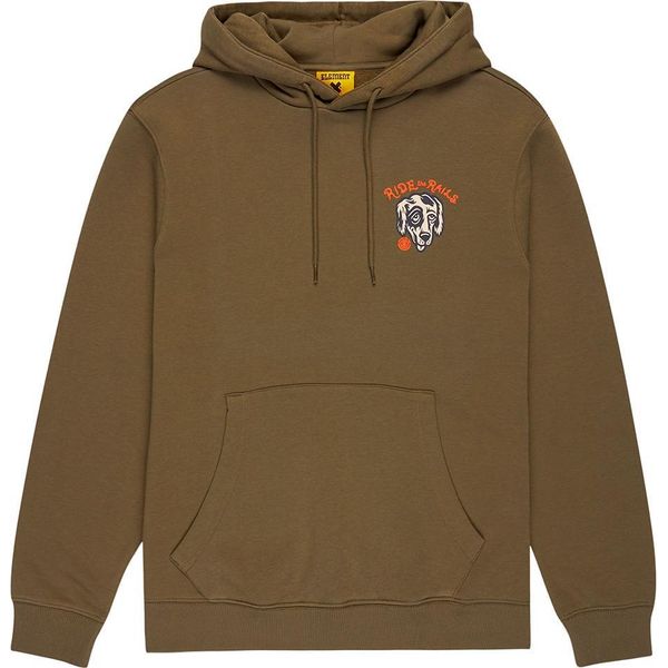 Element Timber Hobos Felpa Con Cappuccio Marrone M Uomo Marrone M-image