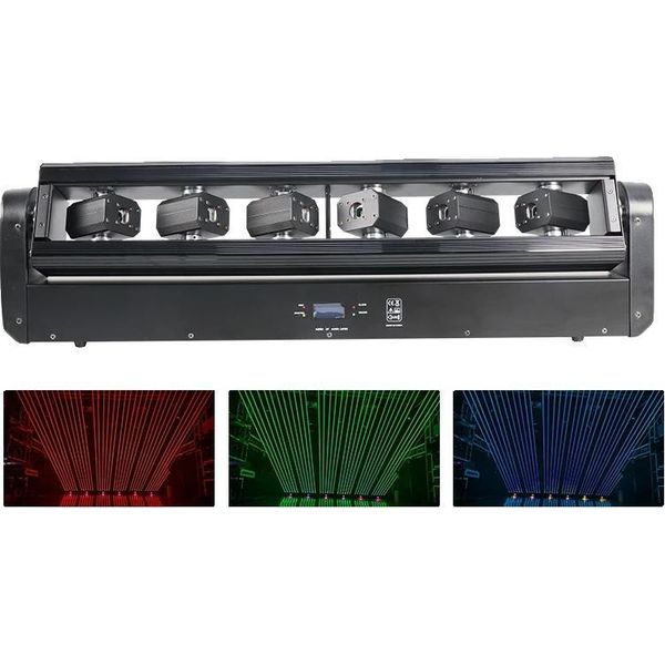 Proiettore Laser, Laser A 6 Occhi, Controllo Dmx, Rgb 3In1, Spina Ue-image