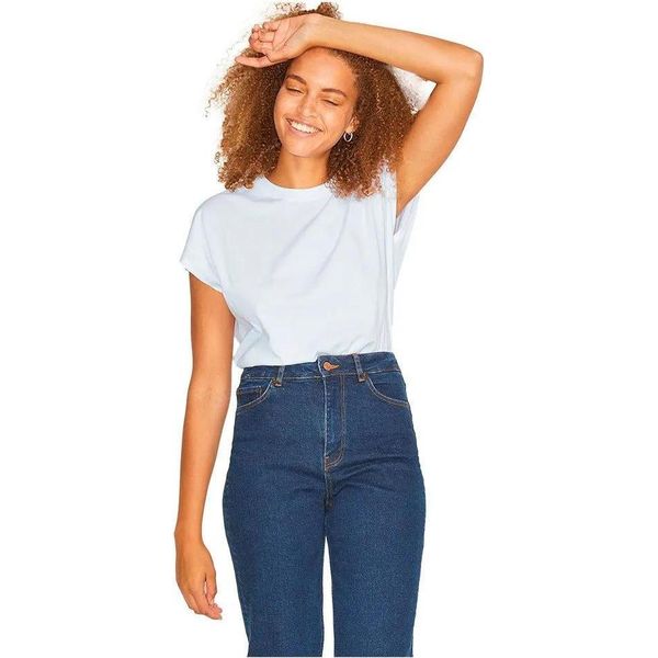 Jack & Jones Astrid Sl Boxy Every Jjxx Maglietta A Maniche Corte Bianco M Donna Bianco M-image