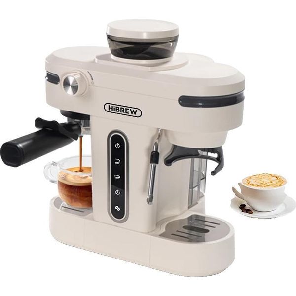 Macchina Per Caffè Espresso, Macinacaffè Integrato, Sistema Di Schiumatura Del Latte, H14, Eu-image
