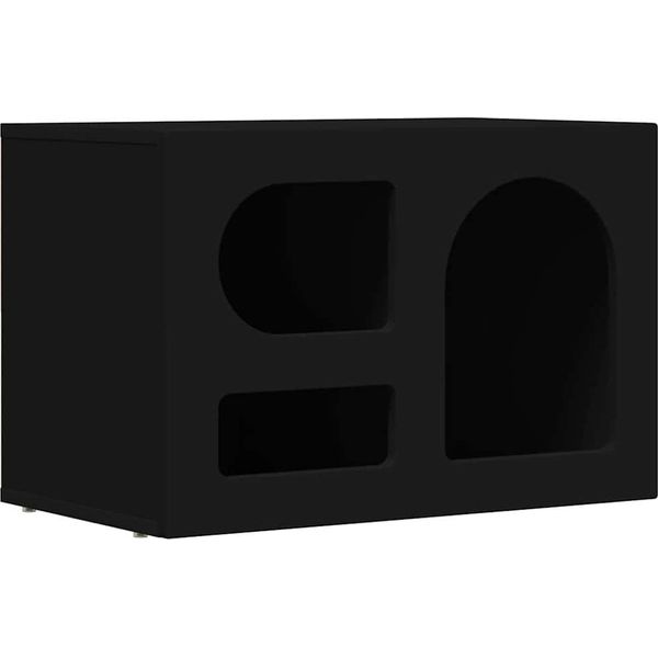 Syfax™ Mobile Tv Nero 60 X 35 X 40 Cm Legno Multistrato-image