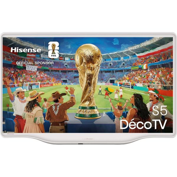 Hisense 32S5Q 81,3 Cm (32 Pollici) Full Hd Smart Tv Wi-Fi Argento, Bianco-image